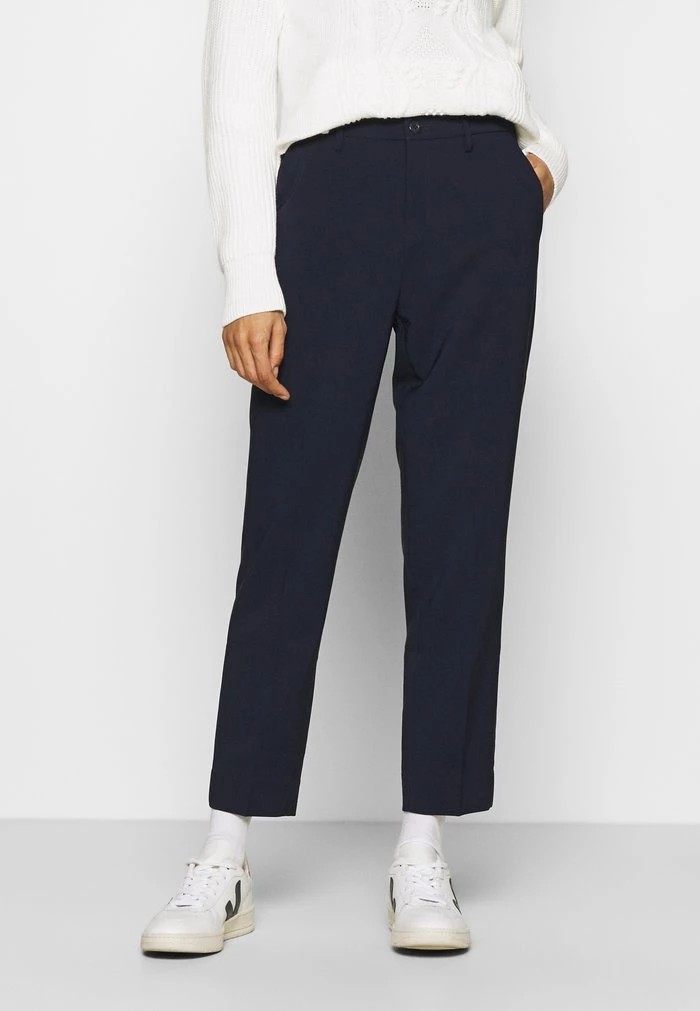 Pantalons ANNA FIELD Anna Field Basic Bussiness Pants Bleu Marine Femme | LUR-3294744